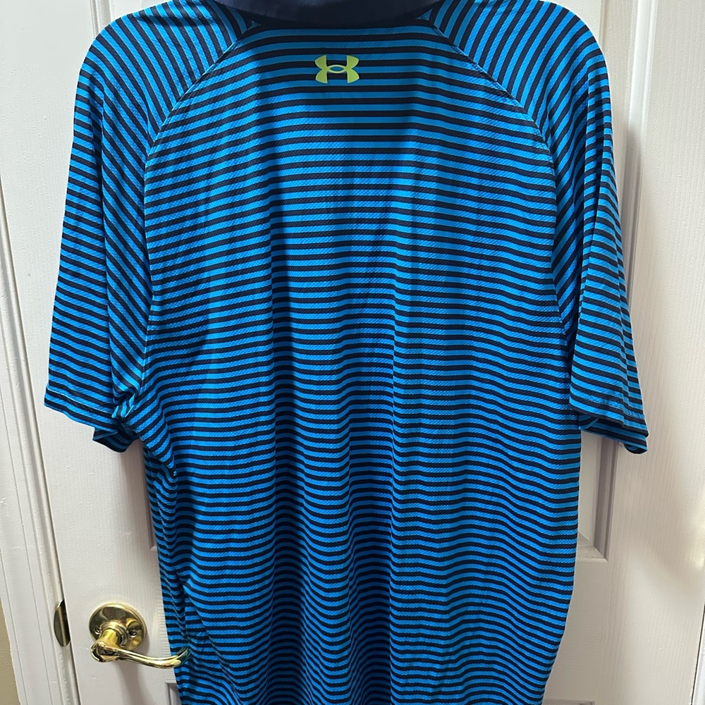 Under Armour Navy and White Iso-Chill Polo - Picture 6 of 6